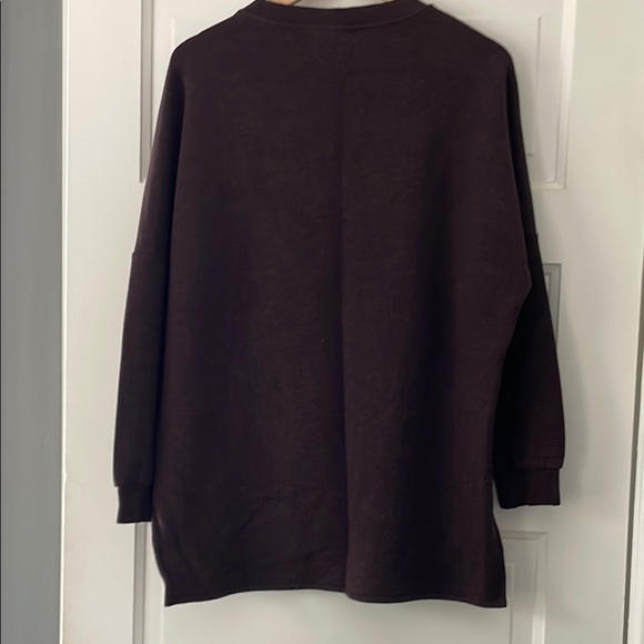 Varley Brown Crewneck Sweatshirt, Cozy Fit - Picture 5 of 6